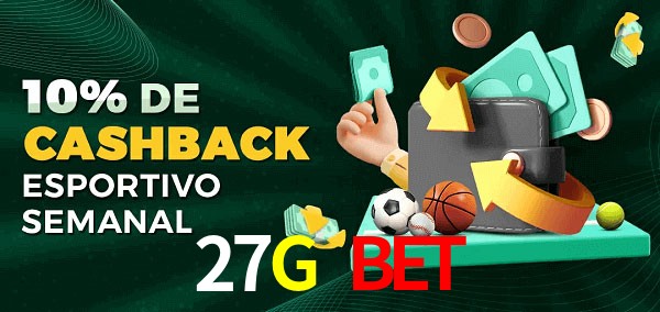 10% de bônus de cashback na 27G Bet